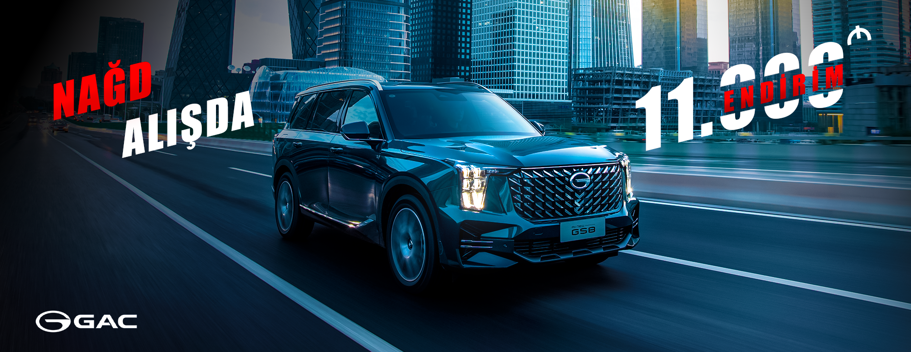 gac - gac azərbaycan - gac motor - gs 8 nagd alis web banner